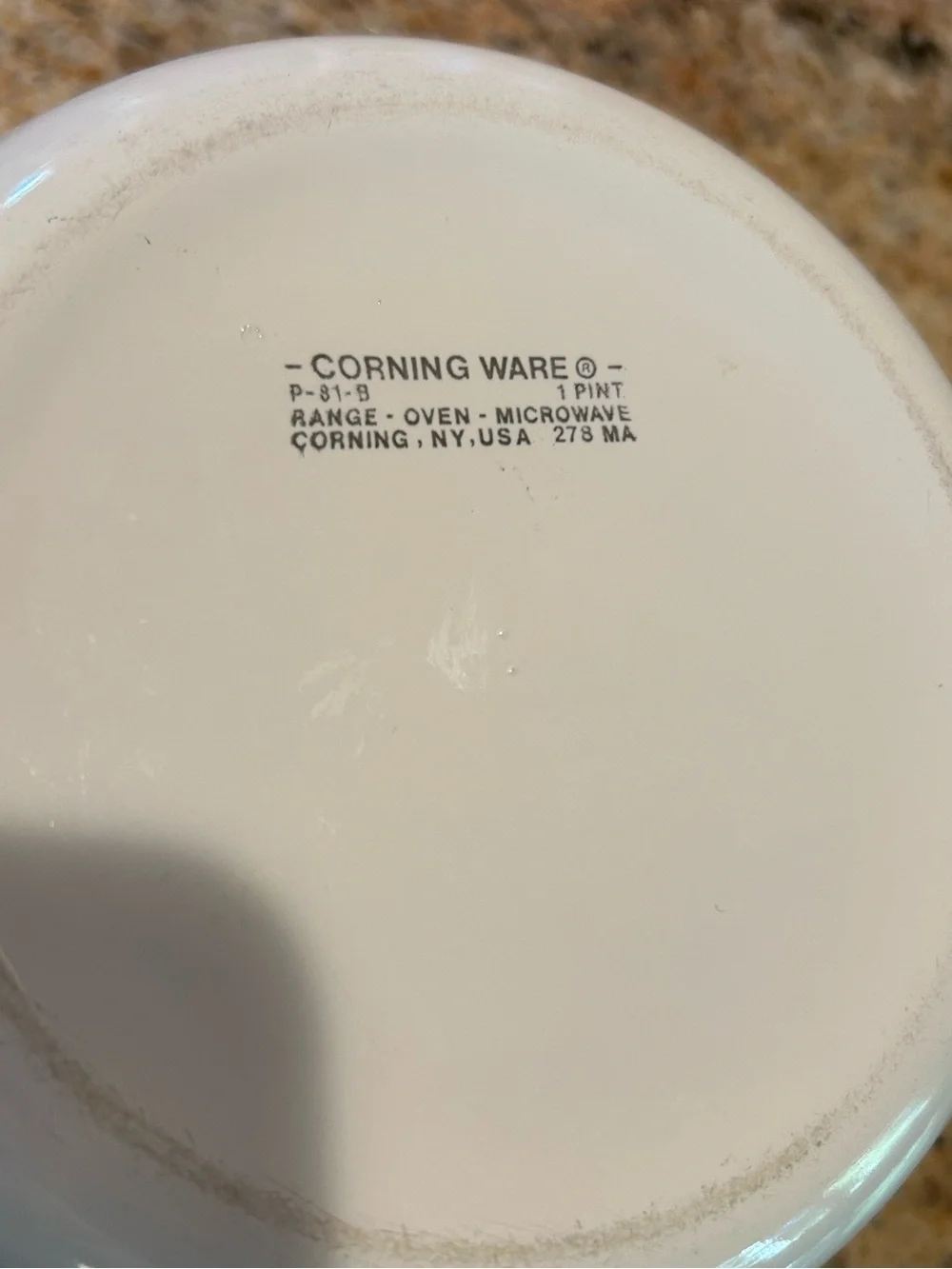 Corning French “La Sauge” P-81-B Spice of Life w/Pyrex glass lid P-81-C Set of 2